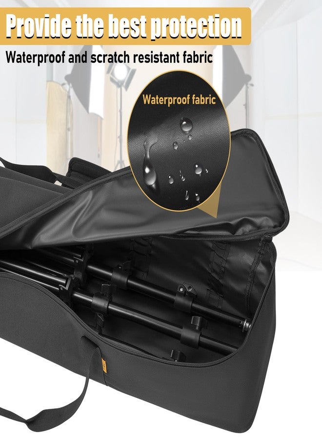 ITHWIU Multifunctional Tripod Bag 36.5 X 7 X 7 Inches / 93 X 18 X 18 cm Heavy Duty Tripod Carrying Case with Handle for Lights, Speakers, Cameras, Booms, Microphone Stands, Black - Image 5